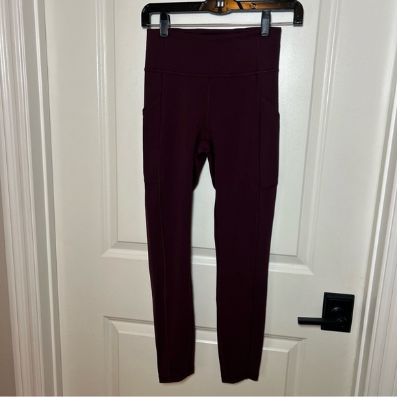 Lululemon Align High Rise 25” Leggings with Pockets size 4 in Cassis - Picture 2 of 10